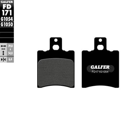 GALFER BROMSBELÄGG KH206 SEMI-METALLIC