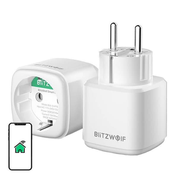 Blitzwolf BW-SHP15 Smart stikkontakt, ZigBee, 3680W
