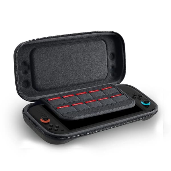 Nintendo Switch 2 Tech-Protect -kovakuorinen suojakotelo - harmaa