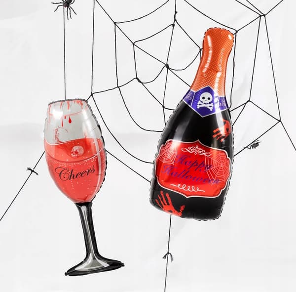 Halloween-foliopallo pullosta 99 cm