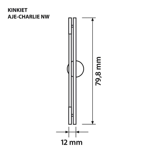 Activejet AJE-CHARLIE NW LED-seinävalaisin neutraali