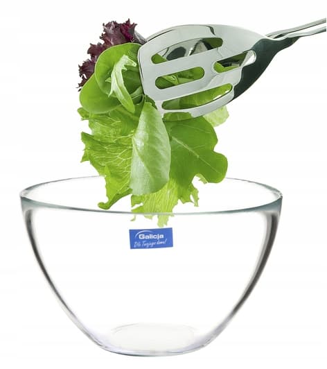 Rund glas salatskål til snacks 17 cm