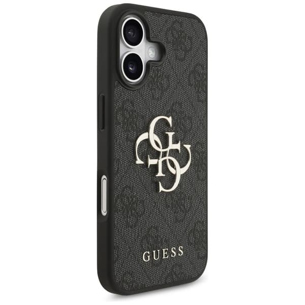 Guess 4G stort logo-cover til iPhone 17 - sort