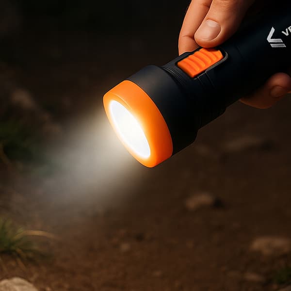 Ladattava MiniUSB-taskulamppu 2 x LED