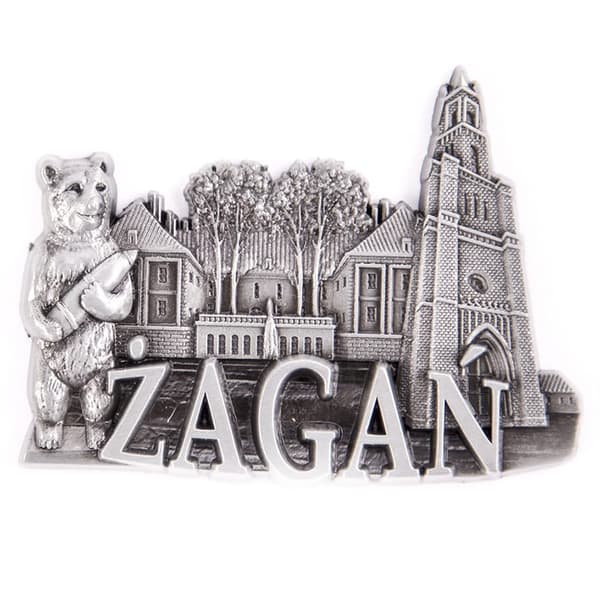 Jääkaappimagneti Żagańin panoraama