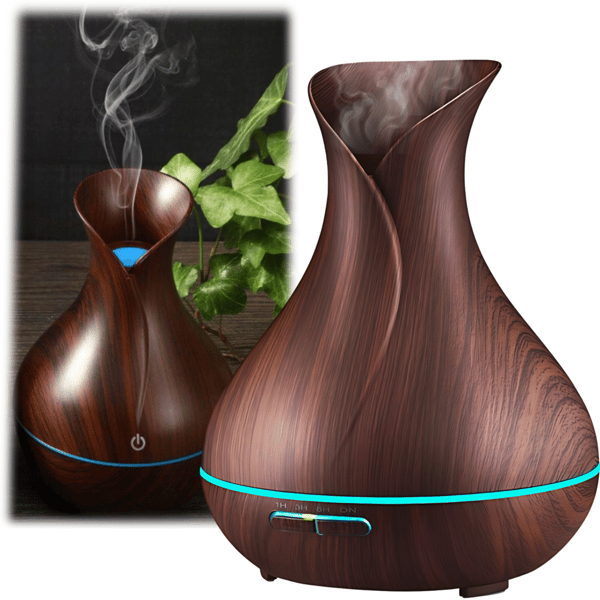 LUFTFUKTARE AROMATERAPI OLJEDIFFUSER LED-LAMPA FÖRDUNSTNING