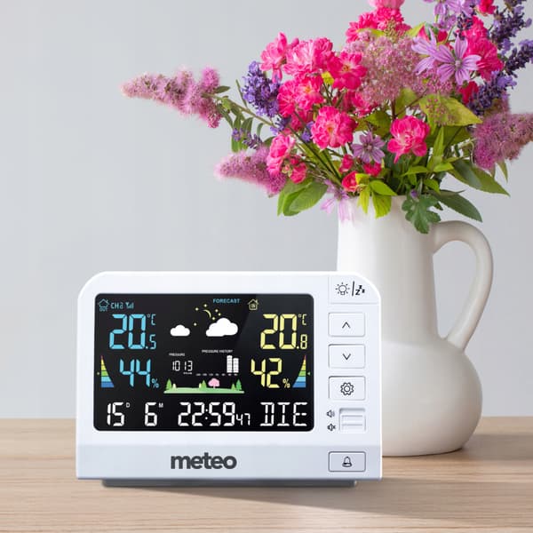 METEO SP205 VEJRSTATION HYGROMETER UDENDØRSSENSOR DCF