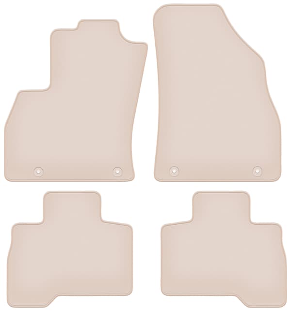PREMIUM beige mattor för Citroen Nemo kombivan 2007-2017