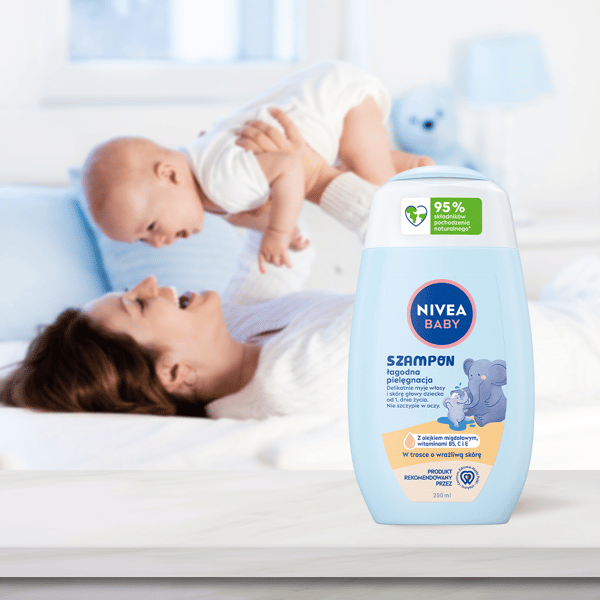 NIVEA BABY Shampoo mild pleje 200 ml