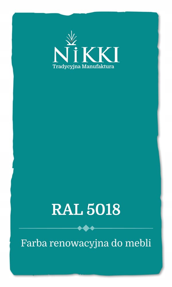 maling til køkkenfronter turkisblå RAL5018 satin 2,5L