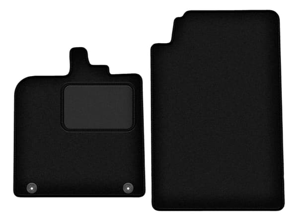 Velour bilmåtter komplet til Smart ForTwo II hatchback (2007-2014)
