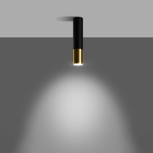 LOFTSLAMPE LOOPEZ 1 GU10 SORT SOLLUX SL.0951