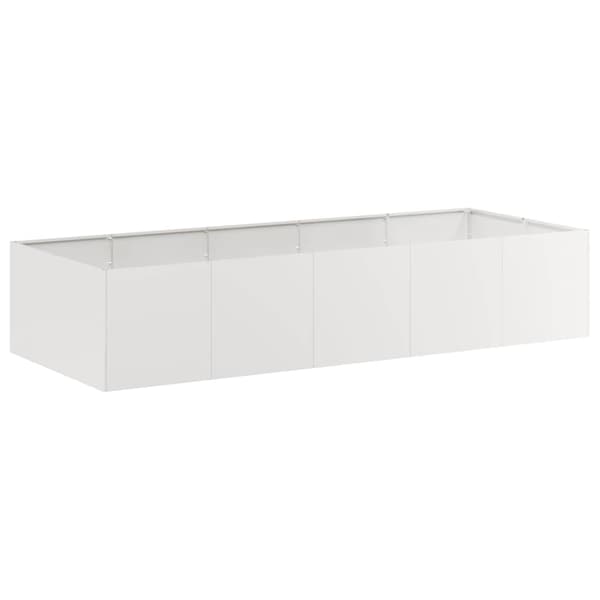 vidaXL urtepotte 200x80x40 cm rustfrit stål