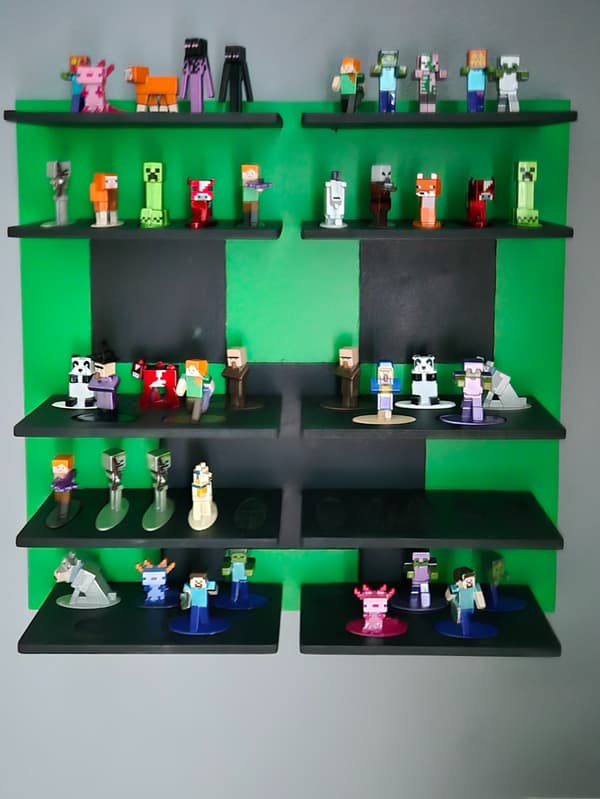 Minecraft-kompatibel figurudstilling
