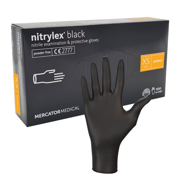 Mercator Nitrylex Sort XS nitrilhandsker 100 stk.
