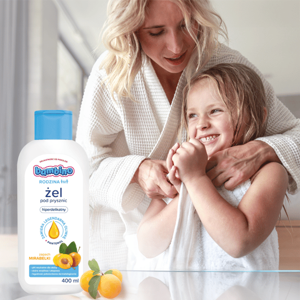 BAMBINO Perhe Suihkugeeli hyperherkkä mirabella 400 ml