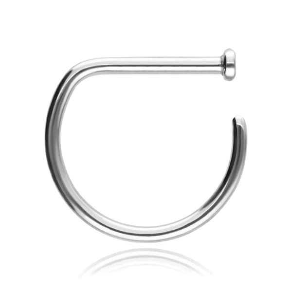 Titan näsring D-RING silver - TN-013 1.0/10