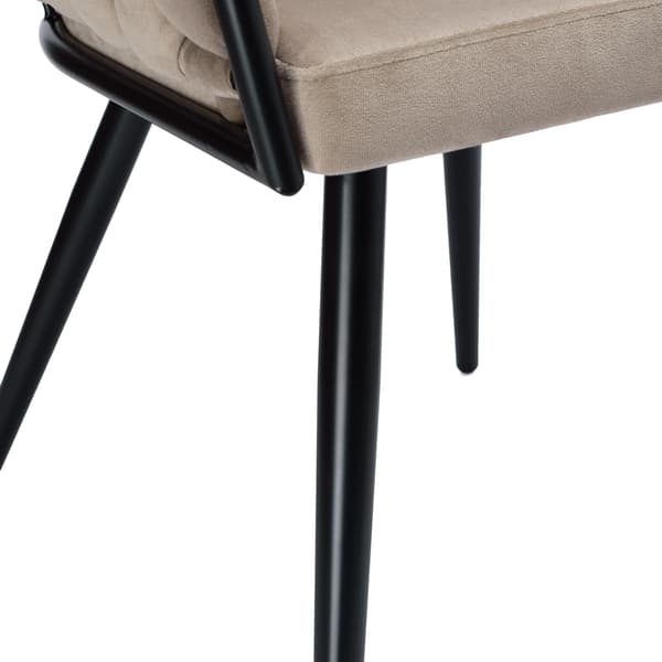 ASTON VELVET taupe vävd sammetsstol
