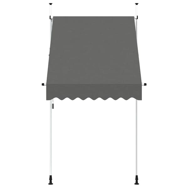 vidaXL manuel rullemarkise, 150 cm, antracit