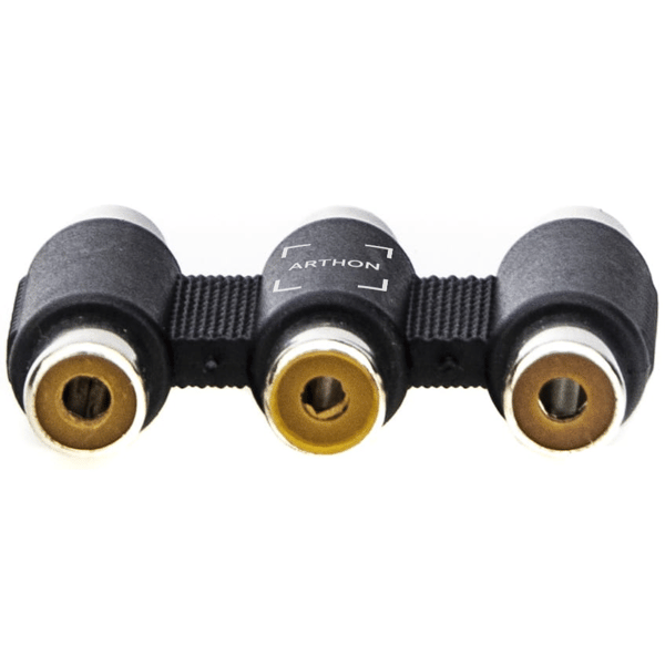 Adapter 3x RCA hunstik til 3x RCA hunstik