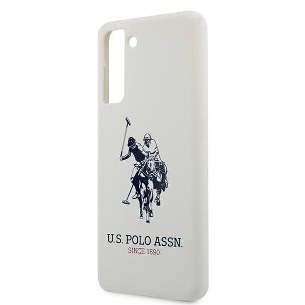 US Polo USHCS21SSLHRWH S21 G991vit/vit silikonlogotyp