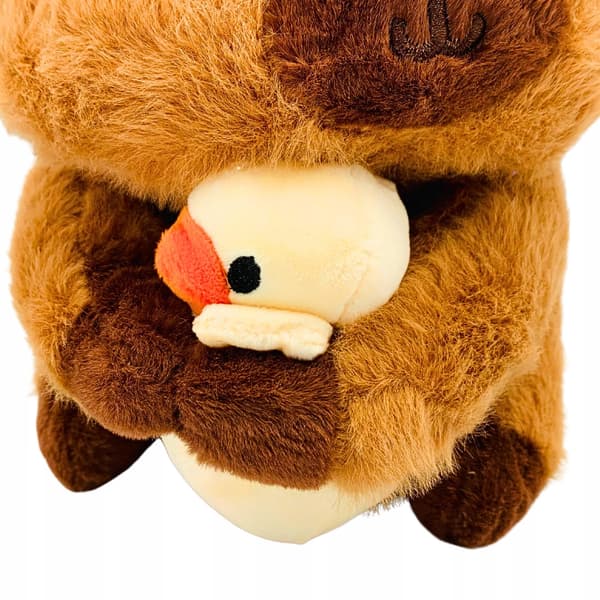 Kapibara pluschdjur med ankaunge 25 cm