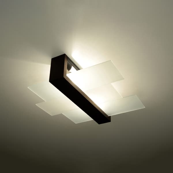 ASTRO 2 E27 WENGE WOOD LUMILO CEILING FOUNDATION 00.139.74
