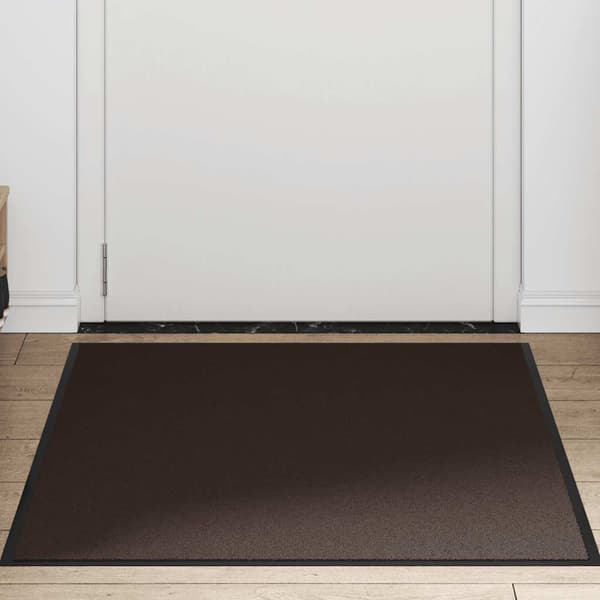 vidaXL dørmåtte brun 90x120 cm