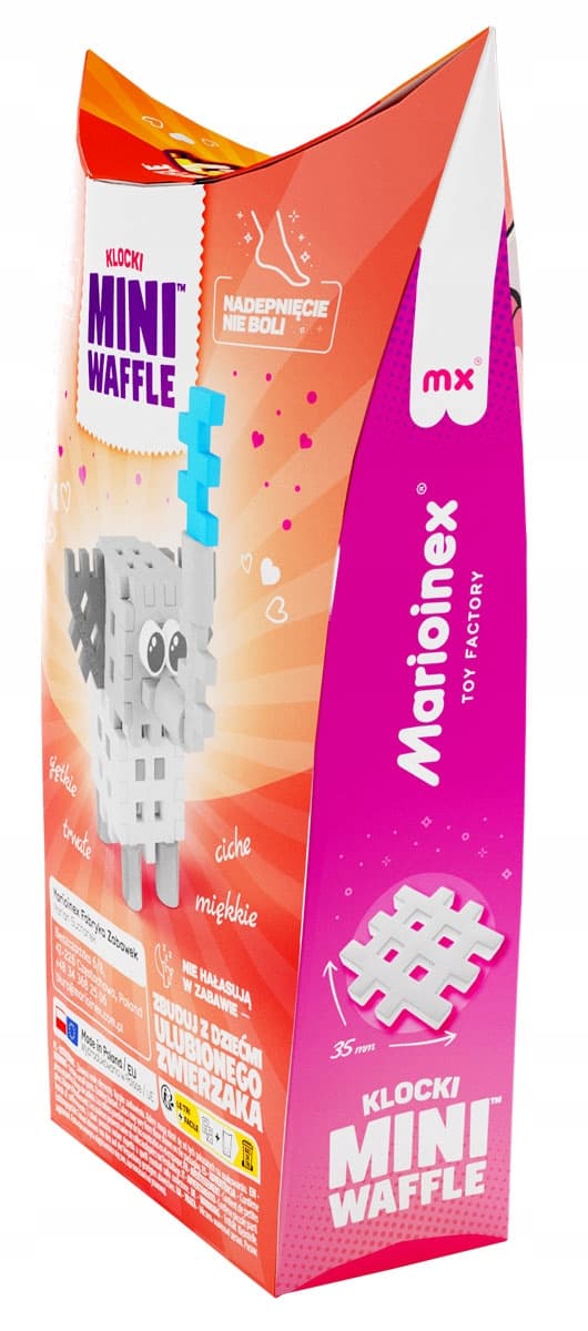 Marioinex Mini Waffle POCKET PETS - ELEFANT / ELEFANTsæt