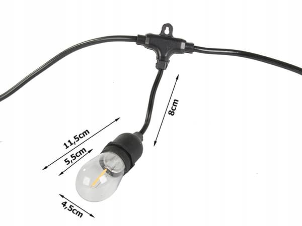 Puutarhagarlandi 4 10 LED Lämmin (20) GAB_B