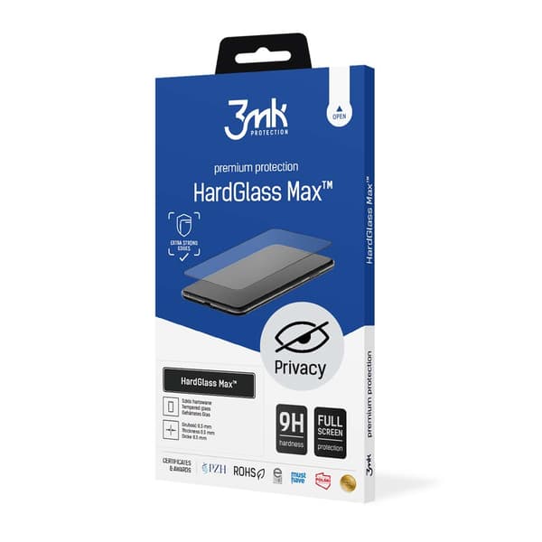 Apple iPhone 12/12 Pro 3mk HardGlass Max Privacy -lasisuoja musta