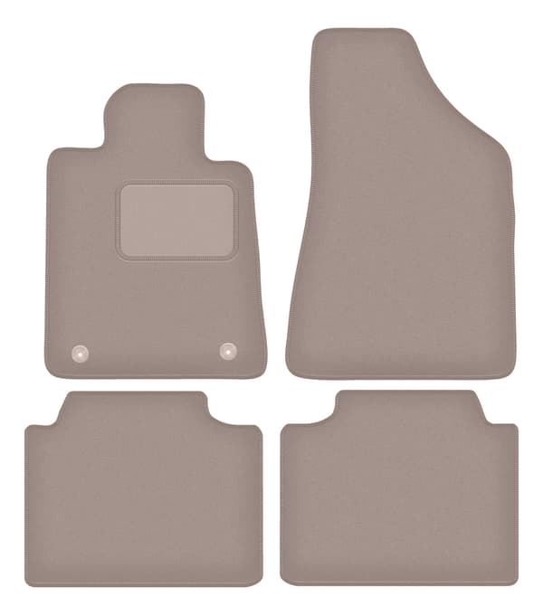 Velourmåtter til: Renault Safrane liftback (1992-2000) beige
