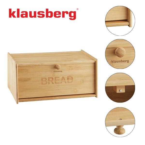 KLAUSBERG KB-7933 BAMBUSBRØDÆSKE