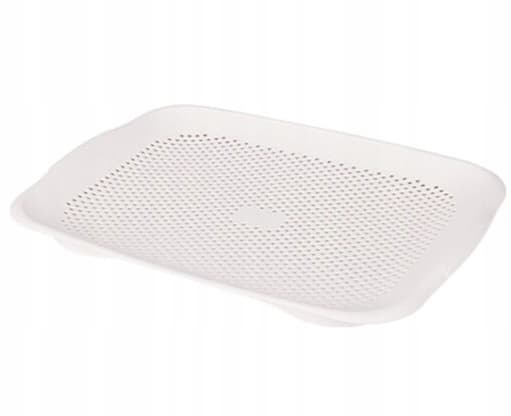 Plastskär- och serveringsbräda med sil 36,5x27cm 1st