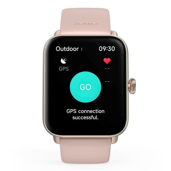 HAMA 6010 GPS Smartklocka Rektangulär Roséguld