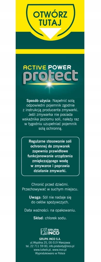 Ludwik diskmaskin saltskyddande 1,5 kg mjukgörande