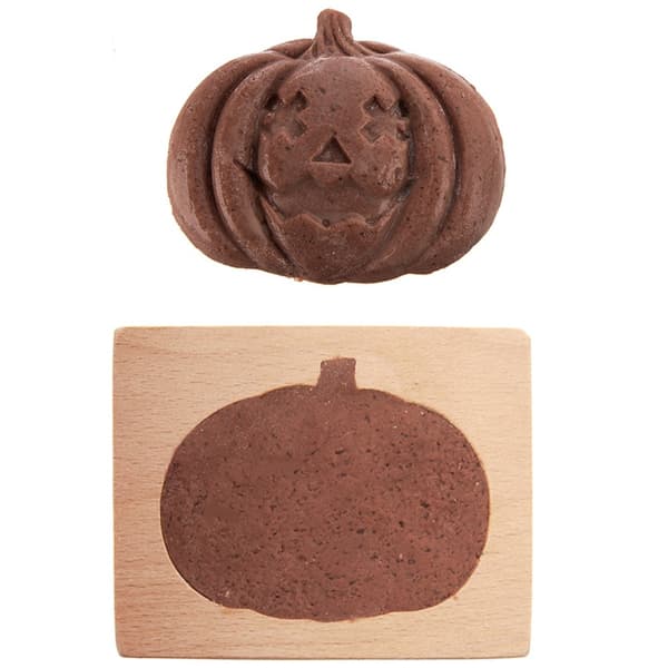 Träkakform Halloween pumpa 10x8 cm