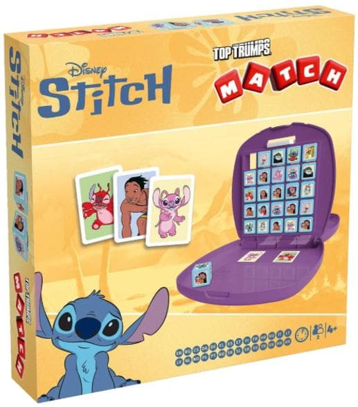 Winning Moves Top Trumps Match Stitch lautapeli monenväri