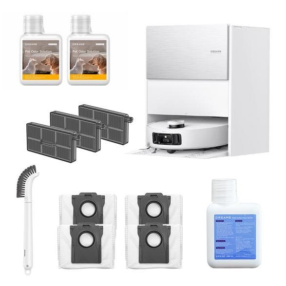 DREAME Aqua10 Roller Vit Dammsugare och Mopprobot