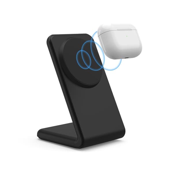 TECH-PROTECT QI15W-A38 MAGNETISK MAGSAFE TRÅDLØS OPLADDER SORT