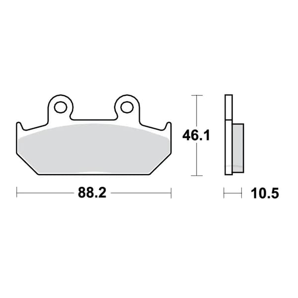 TRW MCB624 jarrupalat
