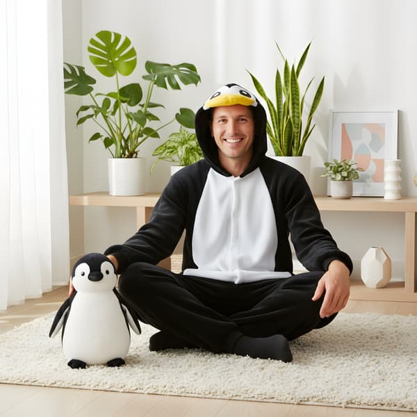 Kigurumi-pyjamaskostume pingvin M: 155-165 cm