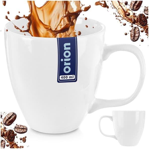 Mona porcelænskrus hvid 400 ml
