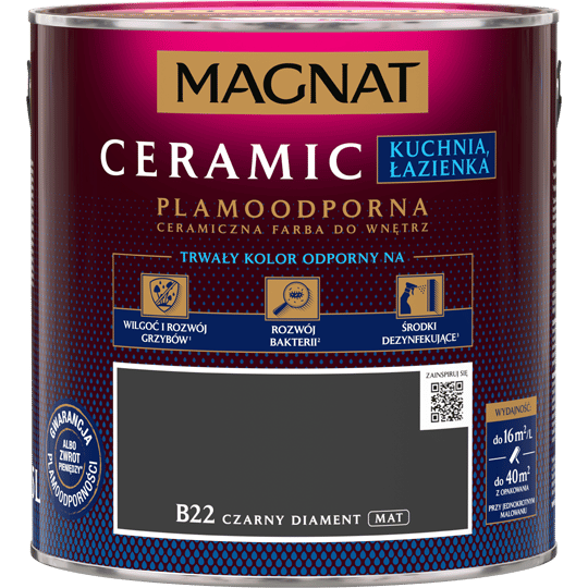 MAGNAT KÖK BADRUM KERAMIK black diamond B22 2,5L