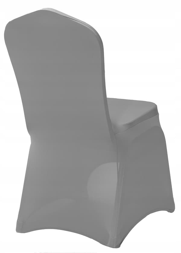 Elastisk universell överdrag för bankettstol tjock 190g grå
