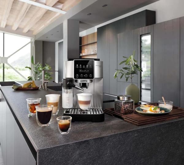 DE LONGHI ECAM220.80.SB Silver-Svart Espressomaskin