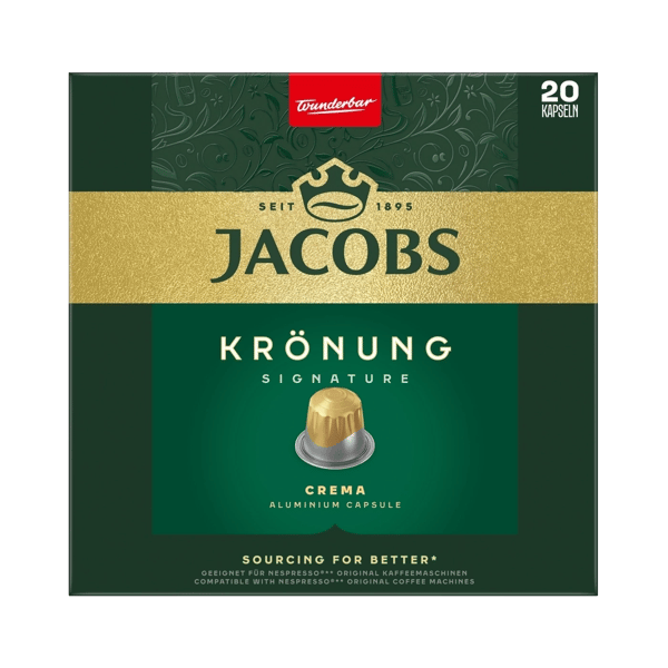 Jacobs Krönung Crema Kapsler 20 stk.