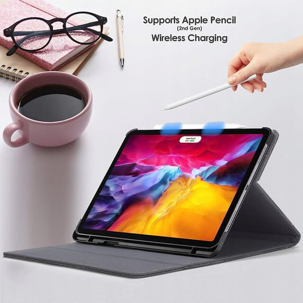 ETUI TIL APPLE IPAD PRO 11" 4/3. generation / IPAD AIR 5/4. generation BLÅ LUKKET