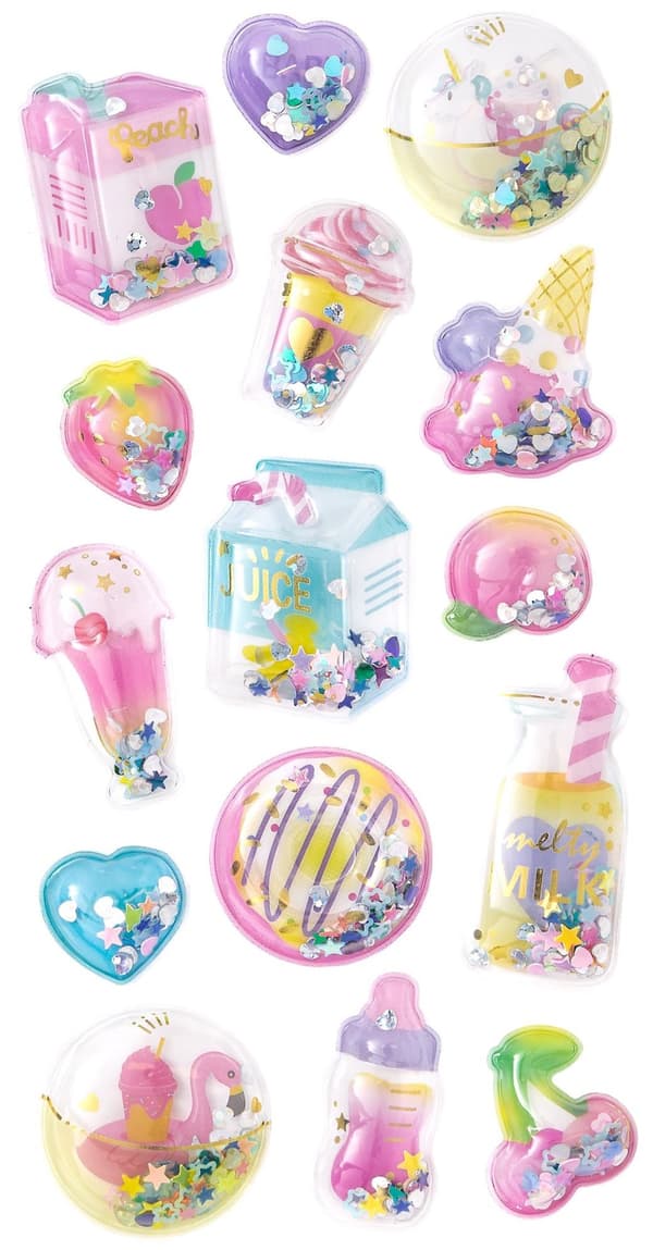 Shaker Puffy Konvexa 3D Snacks tarrakalvosarja 15 kpl