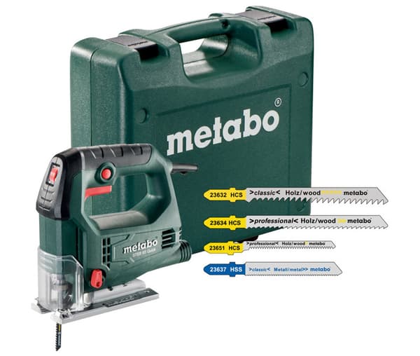 METABO STICKSÅG STEB 65 QUICK, KASSA + 20 ST. SÅGBLAD